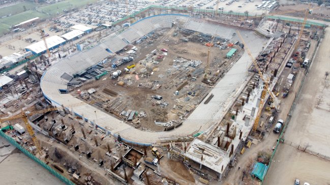 Obras en estadio San Carlos de Apoquindo presentan un 20 por ciento de avance