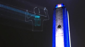 [Video] Rosario saludó a Messi por su cumpleaños con espectacular juego de luces