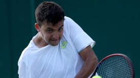 Tomás Barrios se despidió en la segunda ronda de Wimbledon a manos de David Goffin
