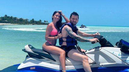 Las paradisíacas vacaciones de Lionel Messi y Antonela Roccuzzo en Bahamas