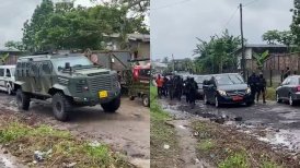 Kylian Mbappé visitó Camerún protegido de un sorprendente convoy de seguridad