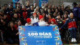 Ministro Pizarro fue parte de inicio de cuenta regresiva a 100 días de Santiago 2023