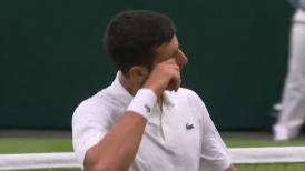 El polémico gesto de Novak Djokovic al público en las semifinales de Wimbledon