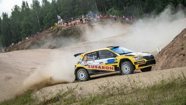 Emilio Fernández terminó en el Top 10 tras la primera etapa del Rally de Estonia