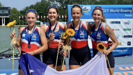 Chile logró una histórica medalla de plata en el Mundial Femenino Sub 23 de Remo