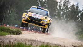 Emilio Fernández abandonó en la penúltima especial del Rally de Estonia