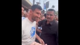 Lionel Messi causó furor en centro de Miami en paseo con su familia