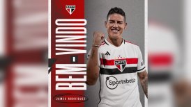 Sao Paulo anunció la contratación del colombiano James Rodríguez
