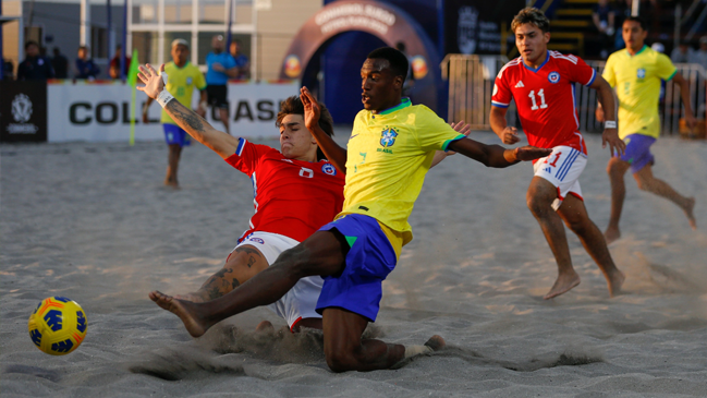 Fútbol Playa: La Roja cayó con ajustado marcador ante Brasil en semis del Sudamericano Sub 20
