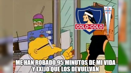 Los memes que dejó el mezquino empate de la UC y Colo Colo en la Copa Chile
