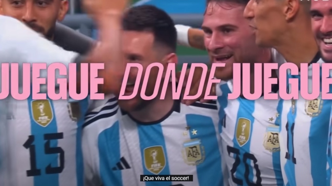"Simplemente soccer": El creativo spot en Argentina por la llegada de Messi a Inter Miami