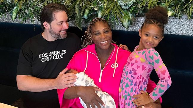 Serena Williams anunció el nacimiento de su segunda hija, Adira River