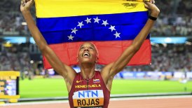 Yulimar Rojas hizo historia y se coronó por cuarta vez campeona mundial de salto triple