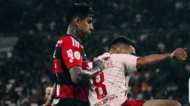 Flamengo e Inter igualaron con Erick Pulgar y Charles Aránguiz en cancha