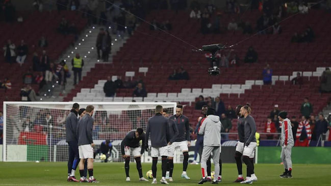 Duelo entre Atlético de Madrid y Sevilla fue suspendido por malas condiciones climáticas