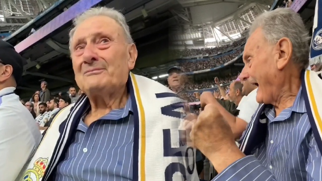 "Ahora muero a gusto": La emoción de un hincha que conoció el "Santiago Bernabéu" a sus 85 años