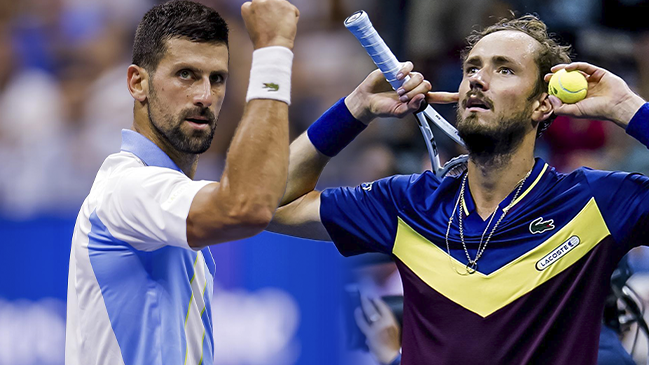 Djokovic y Medvedev reeditan la final del 2021 y van por la gloria en el US Open