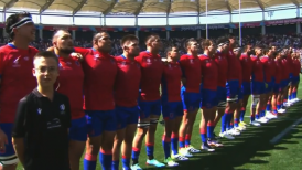 Así sonó el himno de Chile por primera vez en un Mundial de Rugby