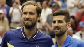 Daniil Medvedev y Novak Djokovic disputan la gran final del US Open