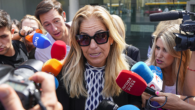 Arantxa Sánchez Vicario culpó a su exmarido por la deuda al Banco de Luxemburgo