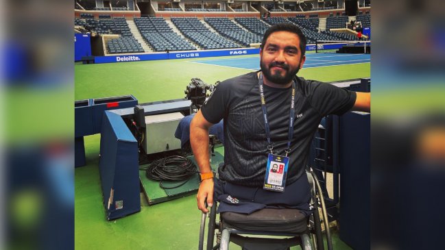 Francisco Cayulef, paratenista del Team Chile: “Compartí con Djokovic y Alcaraz en el US Open”