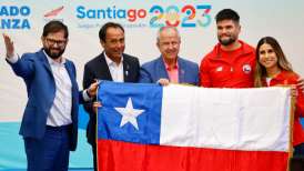 Presidente Gabriel Boric recibió al Team Chile en La Moneda ad portas de Santiago 2023