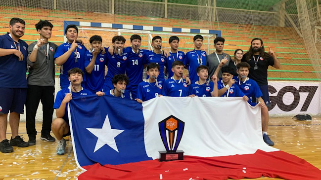Chile se consagró campeón sudamericano de balonmano en categoría infantil