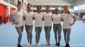 El equipo de gimnasia de Estados Unidos ya entrena en Santiago 2023