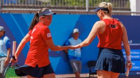 Guarachi y Labraña avanzaron a semifinales en dobles femenino del tenis en Santiago 2023