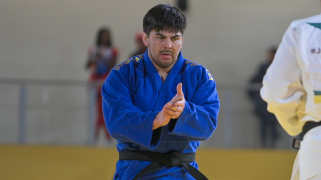 Francisco Solís terminó con medalla de plata en el judo de Santiago 2023