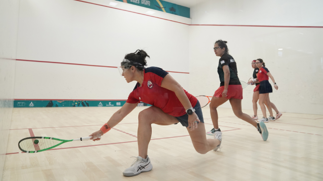Chile aseguró medalla en el squash gracias a Ana María Pinto y Giselle Delgado