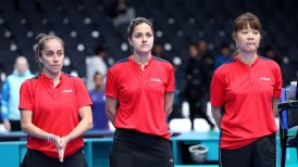 Equipo femenino de tenis de mesa aseguró medalla para el Team Chile en Santiago 2023