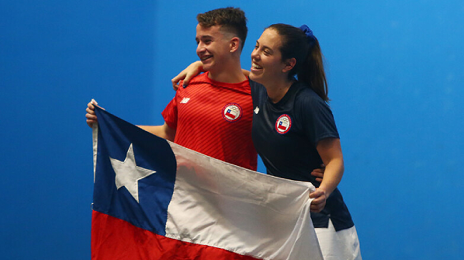 Renato Bolelli y Rosario Valderrama aportaron con bronces para Chile en pelota vasca