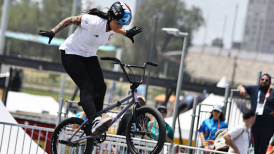 Macarena Pérez alcanzó la medalla de plata en el BMX Freestyle femenino de Santiago 2023