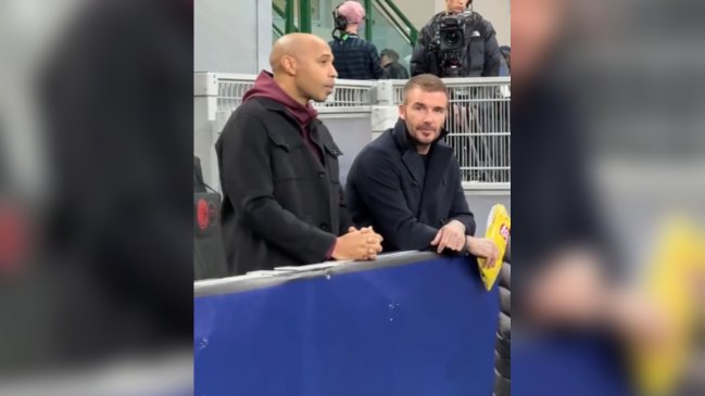 David Beckham y Thierry Henry acapararon miradas en duelo de Milan y PSG en Champions