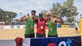 Max Córdova y Thomas Acevedo tuvieron debut triunfal en el Mundial sub 21 de voleibol playa