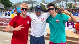 Max Córdova y Thomas Acevedo avanzaron a octavos de final en el Mundial sub 21 de voleibol playa
