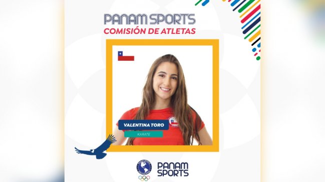 Valentina Toro recibió la votación más alta para entrar a la Comisión de Atletas de Panam Sports