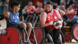 Chile cayó con claridad ante Argentina en el rugby en silla de ruedas de Santiago 2023