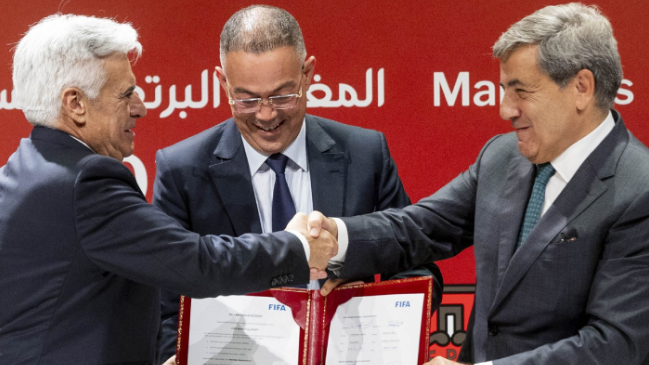 Marruecos, Portugal y España firmaron acuerdo de la candidatura al Mundial 2030
