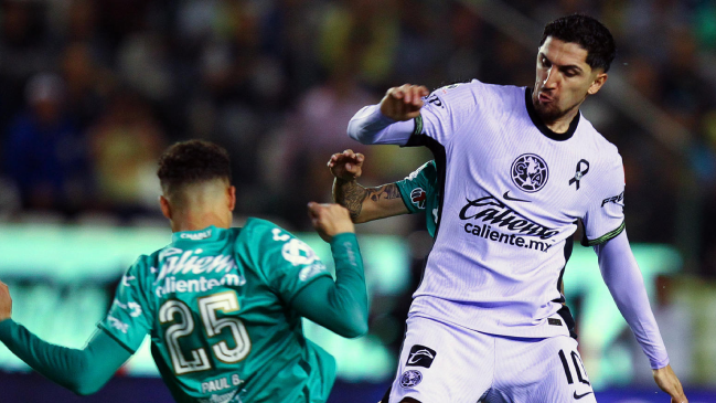 Diego Valdés regresó a las canchas en empate de América ante León