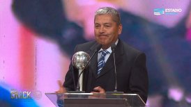 Gustavo Huerta fue premiado como mejor técnico en la gala del fútbol chileno