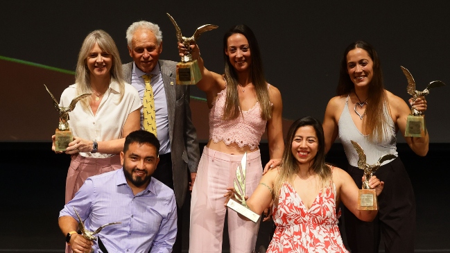 Nicolás Jarry y las hermanas Abraham compartieron el Cóndor de Oro a Mejor Deportista