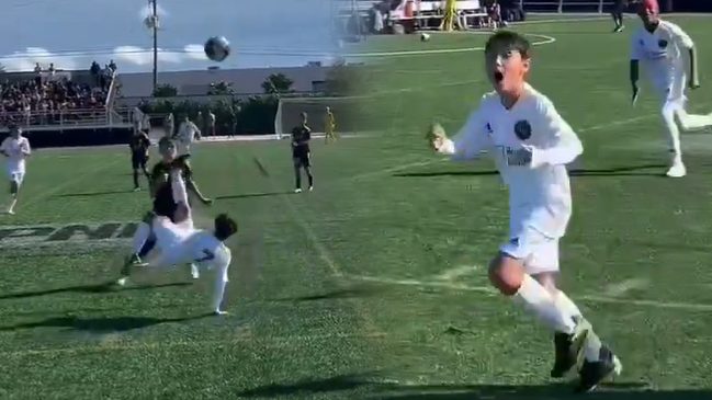 ¿Mateo Messi? El golazo de chilena que deslumbró en las inferiores de Inter Miami