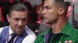 Cristiano vivió incómodo momento junto a Conor McGregor en evento de boxeo en Arabia Saudita