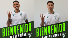 Andrés Vilches y César Valenzuela se convirtieron en refuerzos de Santiago Wanderers