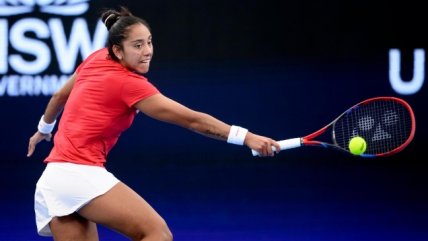La dura derrota de Daniela Seguel ante Maria Sakkari en la United Cup