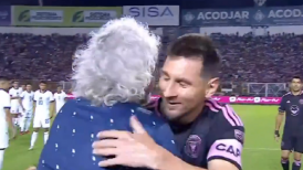 [VIDEO] El afectuoso encuentro entre el "Mágico" González y Lionel Messi