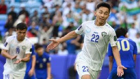 Uzbekistán superó a Tailandia y se citó con Qatar en cuartos de final de la Copa de Asia