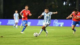 Argentina tomó ventaja con gol de Thiago Almada y complicó a Chile en el Preolímpico